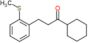 1-cyclohexyl-3-(2-methylsulfanylphenyl)propan-1-one