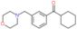 Cyclohexyl[3-(4-morpholinylmethyl)phenyl]methanone