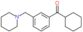 cyclohexyl-[3-(1-piperidylmethyl)phenyl]methanone