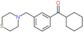 cyclohexyl-[3-(thiomorpholinomethyl)phenyl]methanone