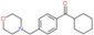 cyclohexyl-[4-(morpholinomethyl)phenyl]methanone