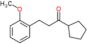 1-cyclopentyl-3-(2-methoxyphenyl)propan-1-one