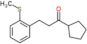 1-cyclopentyl-3-(2-methylsulfanylphenyl)propan-1-one