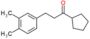 1-cyclopentyl-3-(3,4-dimethylphenyl)propan-1-one