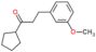 1-cyclopentyl-3-(3-methoxyphenyl)propan-1-one