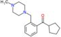 cyclopentyl-[2-[(4-methylpiperazin-1-yl)methyl]phenyl]methanone