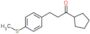 1-cyclopentyl-3-(4-methylsulfanylphenyl)propan-1-one