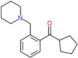 Cyclopentyl[2-(1-piperidinylmethyl)phenyl]methanone