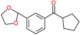 cyclopentyl-[3-(1,3-dioxolan-2-yl)phenyl]methanone