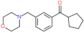 Cyclopentyl[3-(4-morpholinylmethyl)phenyl]methanone