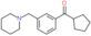 Cyclopentyl[3-(1-piperidinylmethyl)phenyl]methanone