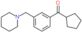 cyclopentyl-[3-(1-piperidylmethyl)phenyl]methanone