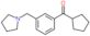 cyclopentyl-[3-(pyrrolidin-1-ylmethyl)phenyl]methanone