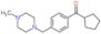 cyclopentyl-[4-[(4-methylpiperazin-1-yl)methyl]phenyl]methanone