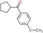 cyclopentyl[4-(methylsulfanyl)phenyl]methanone