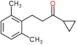 1-Cyclopropyl-3-(2,6-dimethylphenyl)-1-propanone