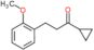 1-Cyclopropyl-3-(2-methoxyphenyl)-1-propanone