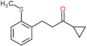 1-cyclopropyl-3-(2-methylsulfanylphenyl)propan-1-one