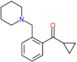 cyclopropyl-[2-(1-piperidylmethyl)phenyl]methanone