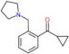 cyclopropyl-[2-(pyrrolidin-1-ylmethyl)phenyl]methanone