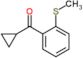 cyclopropyl-(2-methylsulfanylphenyl)methanone