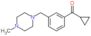 cyclopropyl-[3-[(4-methylpiperazin-1-yl)methyl]phenyl]methanone