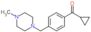 cyclopropyl-[4-[(4-methylpiperazin-1-yl)methyl]phenyl]methanone