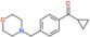 cyclopropyl-[4-(morpholinomethyl)phenyl]methanone