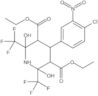 3,5-Diethyl 4-(4-chloro-3-nitrophenyl)-2,6-dihydroxy-2,6-bis(trifluoromethyl)-3,5-piperidinedicarboxylate