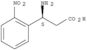 Benzenepropanoic acid, b-amino-2-nitro-, (bS)-