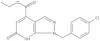 Ethyl 1-[(4-chlorophenyl)methyl]-6,7-dihydro-6-oxo-1H-pyrazolo[3,4-b]pyridine-4-carboxylate