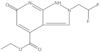 Ethyl 2-(2,2-difluoroethyl)-2,6-dihydro-6-oxo-1H-pyrazolo[3,4-b]pyridine-4-carboxylate