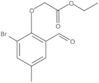 Ethyl 2-(2-bromo-6-formyl-4-methylphenoxy)acetate