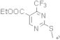 ethyl2-(methylthio)-4-(trifluoromethyl)pyrimidine-5-carboxylate