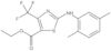 Ethyl 2-[(2,5-dimethylphenyl)amino]-4-(trifluoromethyl)-5-thiazolecarboxylate