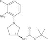 1,1-Dimethylethyl N-[(3S)-1-(2-amino-3-fluorophenyl)-3-pyrrolidinyl]carbamate