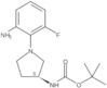 1,1-Dimethylethyl N-[(3S)-1-(2-amino-6-fluorophenyl)-3-pyrrolidinyl]carbamate