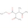 Pentanoic acid, 2-acetyl-3-methyl-4-oxo-, ethyl ester