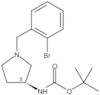 1,1-Dimethylethyl N-[(3S)-1-[(2-bromophenyl)methyl]-3-pyrrolidinyl]carbamate