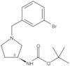 1,1-Dimethylethyl N-[(3S)-1-[(3-bromophenyl)methyl]-3-pyrrolidinyl]carbamate