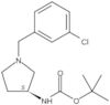 1,1-Dimethylethyl N-[(3S)-1-[(3-chlorophenyl)methyl]-3-pyrrolidinyl]carbamate