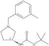 1,1-Dimethylethyl N-[(3S)-1-[(3-methylphenyl)methyl]-3-pyrrolidinyl]carbamate