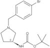 1,1-Dimethylethyl N-[(3S)-1-[(4-bromophenyl)methyl]-3-pyrrolidinyl]carbamate