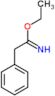 ethyl (1Z)-2-phenylethanimidoate