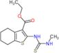 ethyl 2-[(methylcarbamothioyl)amino]-4,5,6,7-tetrahydro-1-benzothiophene-3-carboxylate