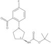 1,1-Dimethylethyl N-[(3S)-1-(4-fluoro-2-nitrophenyl)-3-pyrrolidinyl]carbamate