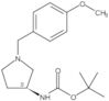 1,1-Dimethylethyl N-[(3S)-1-[(4-methoxyphenyl)methyl]-3-pyrrolidinyl]carbamate