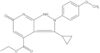 Ethyl 3-cyclopropyl-2,6-dihydro-2-(4-methoxyphenyl)-6-oxo-1H-pyrazolo[3,4-b]pyridine-4-carboxylate