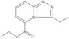 Ethyl 3-ethyl-1,2,4-triazolo[4,3-a]pyridine-5-carboxylate