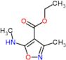 ethyl 3-methyl-5-(methylamino)-1,2-oxazole-4-carboxylate